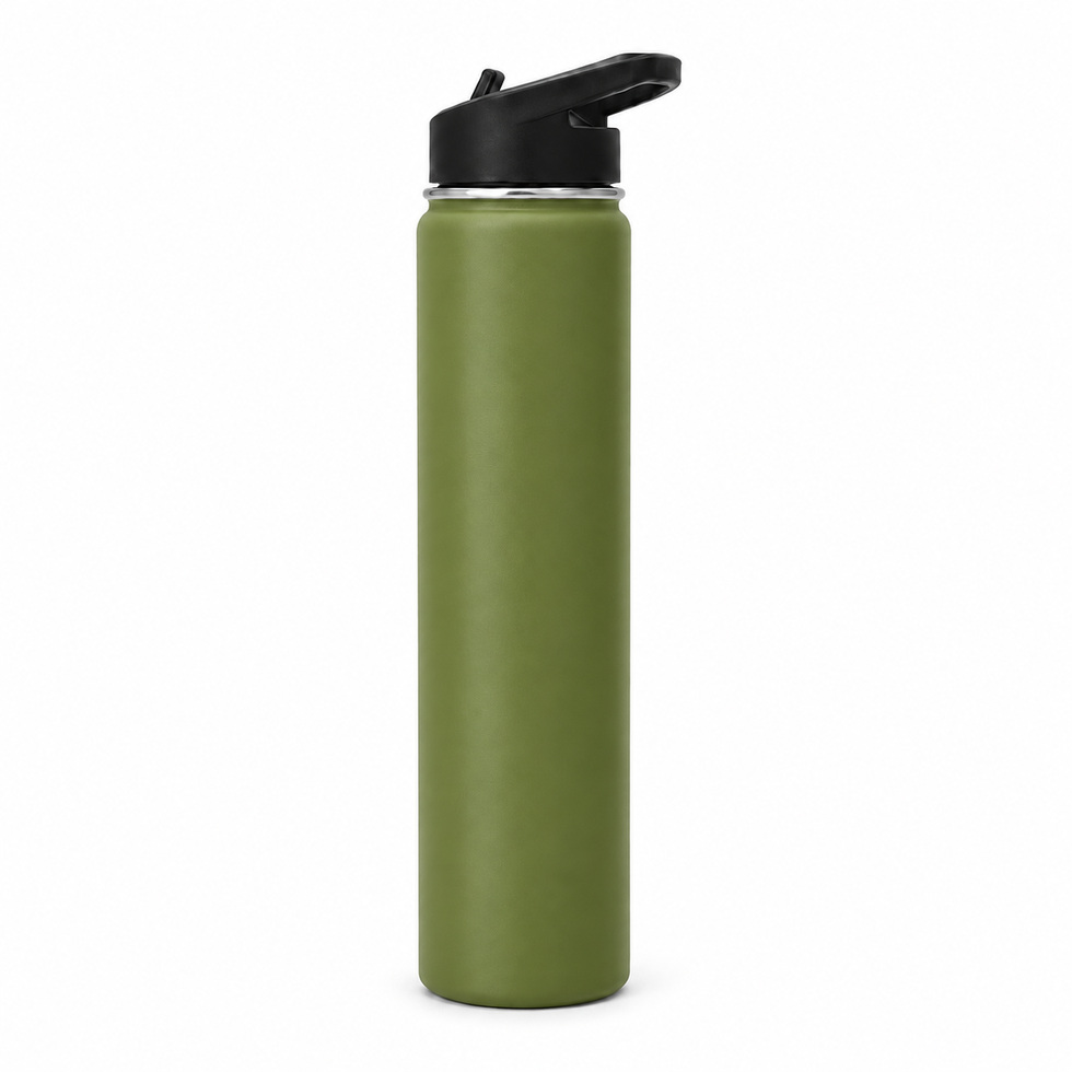 gourde-isotherme-personnalisee-25-oz-kaki-t3-signature